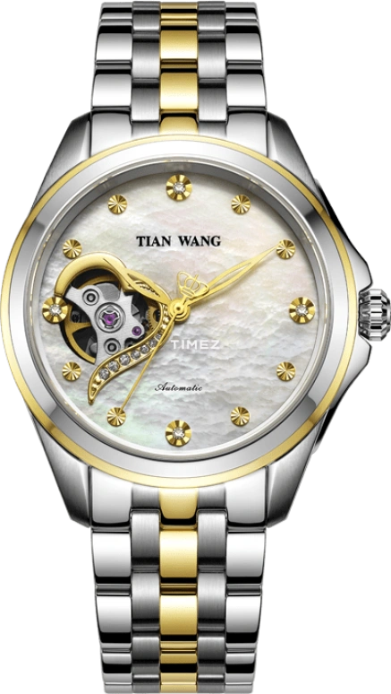 TianWang,Legend ,Stainless Steel,White,Automatic,Sapphire,Glass,Round,LG5978T,LG5978T.T.W