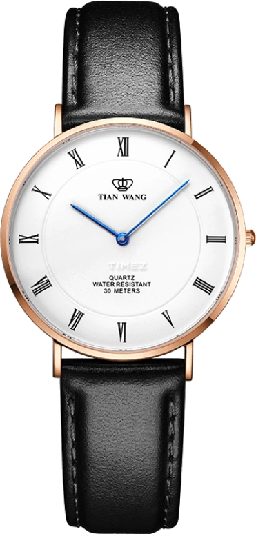 TianWang,TWINKLE ,Stainless Steel,Rose Gold,White,Quartz,Sapphire,Glass,Round,LS3970P,LS3970P-C