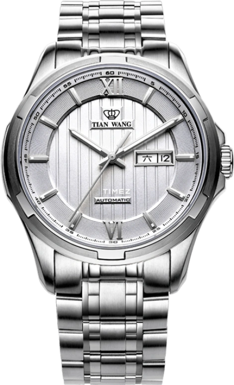 TianWang,Legend ,Stainless Steel,White,Automatic,Date,Day,GS5720S,GS5720S/DD-A