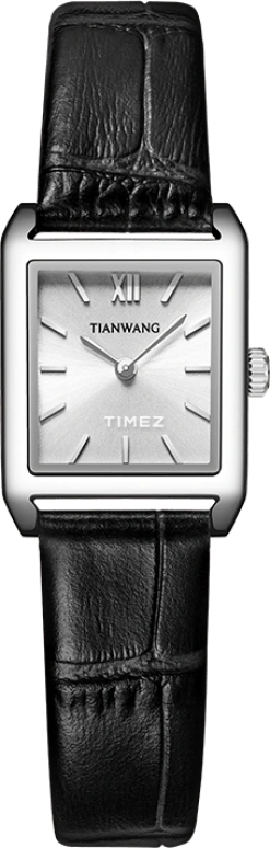 TianWang,Crush to Love ,Stainless Steel,Silver,Quartz,Crystal Glass,Square,LS31335S,LS31335S.LB.S