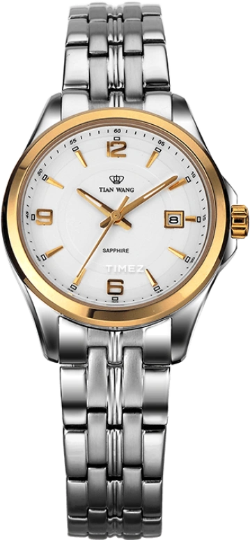 TianWang,Other ,Stainless Steel,White,Quartz,Day,Sapphire,Glass,LS3730T,LS3730T/D