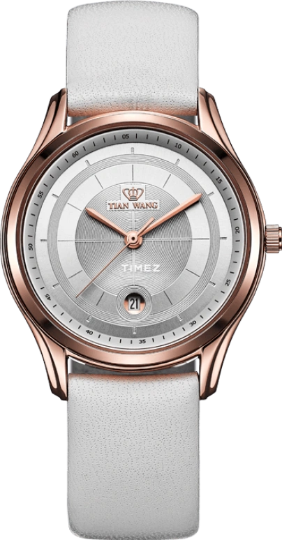 TianWang,Grace ,Stainless Steel,White,Quartz,Day,Sapphire,Crystal Glass,LS3713P,LS3713P/D