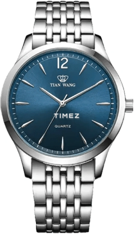 TianWang,Sea ,Stainless Steel,Blue,Quartz,Glass,Round,GS3993S,GS3993S.S.U