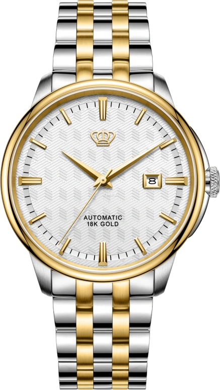 TianWang,Permanent 42mm,42mm,Stainless Steel,White,Automatic,Day,Crystal Glass,GS51573T,GS51573T.D.T.KW