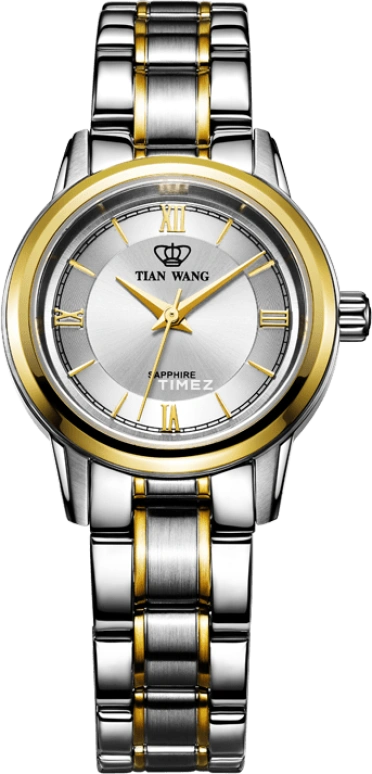 TianWang,Cardiac ,Stainless Steel,Silver,Quartz,Sapphire,Glass,Round,LS3772T