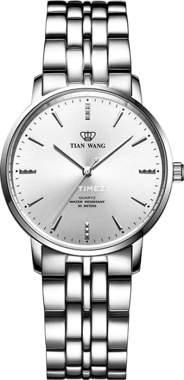 TianWang,Sea ,Stainless Steel,Grey,Silver,Quartz,Sapphire,Crystal Glass,Round,LS31131S,LS31131S.D.S.S