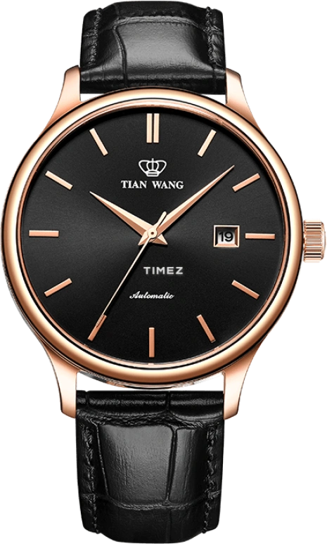 TianWang,Kunlun ,Stainless Steel,Black,Automatic,Day,Crystal Glass,GS5912P,GS5912P/D-B