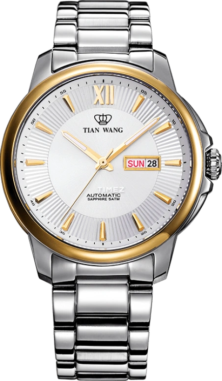 TianWang,Other ,Stainless Steel,White,Automatic,Date,Day,GS5927T,GS5927T/DD