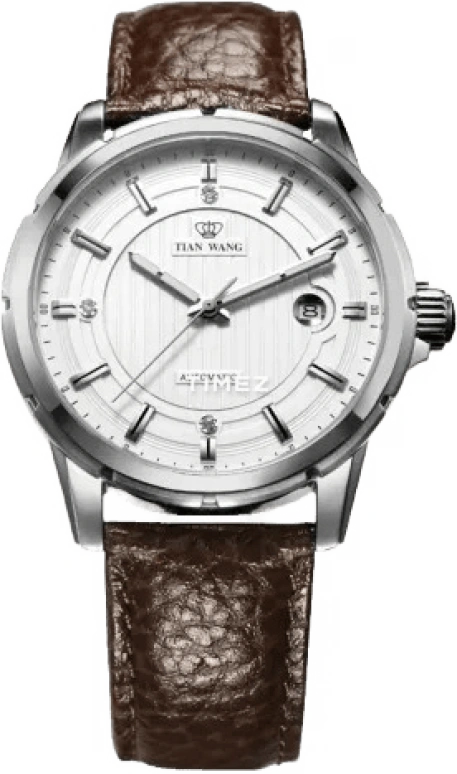 TianWang,Other ,Stainless Steel,White,Automatic,Day,Sapphire,Glass,GS5808S,GS5808S/D-A