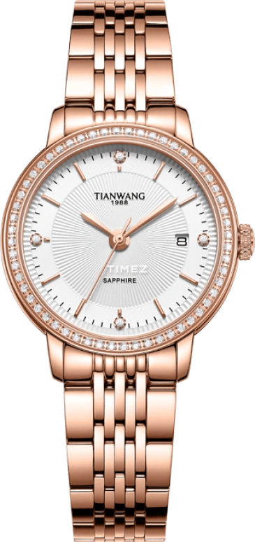 TianWang,Learned 30mm,30mm,Stainless Steel,Silver,Quartz,Day,Sapphire,Crystal Glass,LS31161P,LS31161P.D.P.W