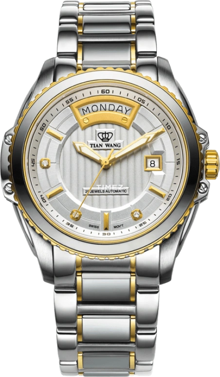 TianWang,Pioneer＆Fashionable ,Stainless Steel,White,Automatic,Date,Day,GS5657T,GS5657T/DD