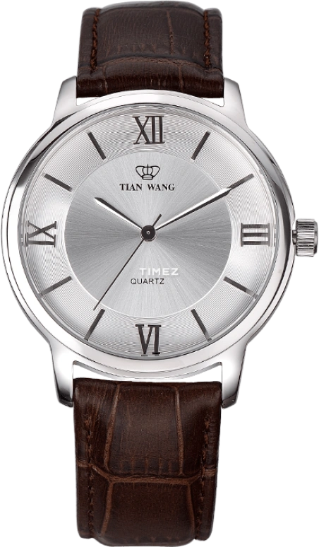 TianWang,Other ,Stainless Steel,White,Quartz,Crystal Glass,Round,GS3702S,GS3702S-B