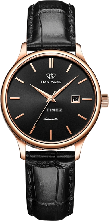 TianWang,Kunlun 32mm,32mm,Stainless Steel,Black,Automatic,Day,Sapphire,Glass,LS5912P,LS5912P/D-B