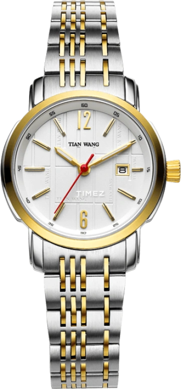 TianWang,Grace ,Stainless Steel,White,Quartz,Day,Sapphire,Crystal Glass,LS3637T,LS3637T/D