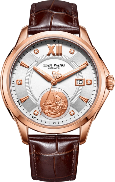 TianWang,Legend 41.50mm,41.50mm,Stainless Steel,Silver,Automatic,Day,Sapphire,Crystal Glass,GS5879P,GS5879P/D