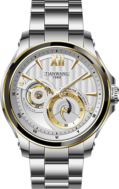 TianWang,INOVATION 43.20mm,43.20mm,Stainless Steel,Silver,Automatic,Sapphire,Crystal Glass,Round,GS51052CTB,GS51052CTB.D.S.S-2