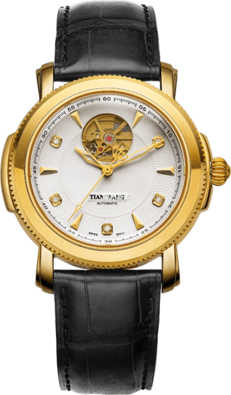TianWang,Elite ,Stainless Steel,White,Quartz,Chronograph,Day,6869,6869-2