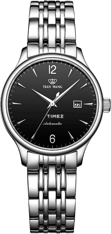 TianWang,Kunlun 32mm,32mm,Stainless Steel,Black,Automatic,Day,Sapphire,Glass,LS5845S,LS5845S/D-B