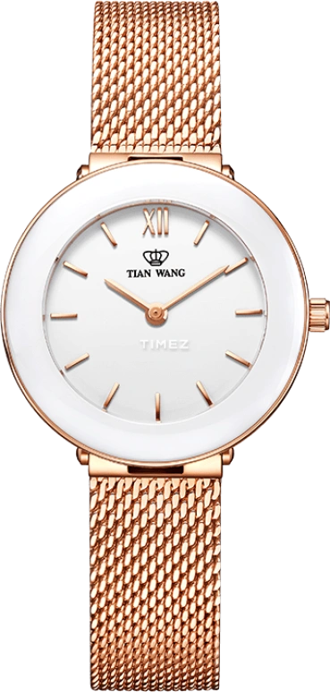 TianWang,MS 32mm,32mm,Stainless Steel,White,Quartz,Sapphire,Crystal Glass,Round,LS31038CPW,LS31038CPW.P.W