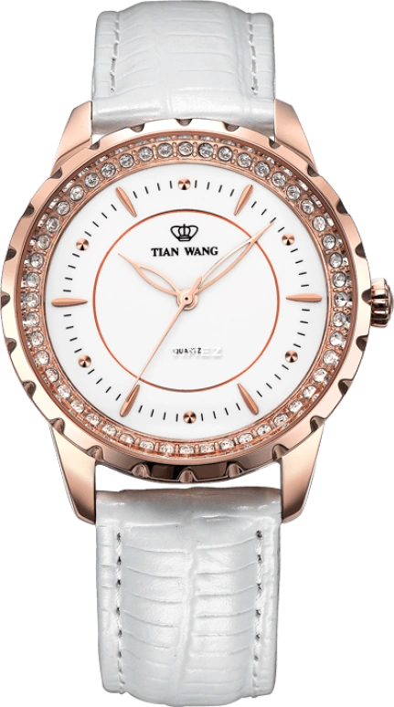TianWang,Other ,Stainless Steel,White,Quartz,Glass,Round,LS3795P,LS3795P-W