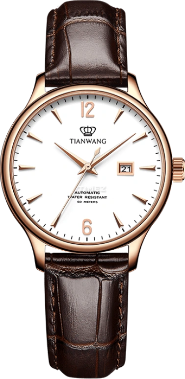 TianWang,Kunlun 32mm,32mm,Stainless Steel,White,Automatic,Day,Sapphire,Glass,LS5844P,LS5844P.D.LC.W