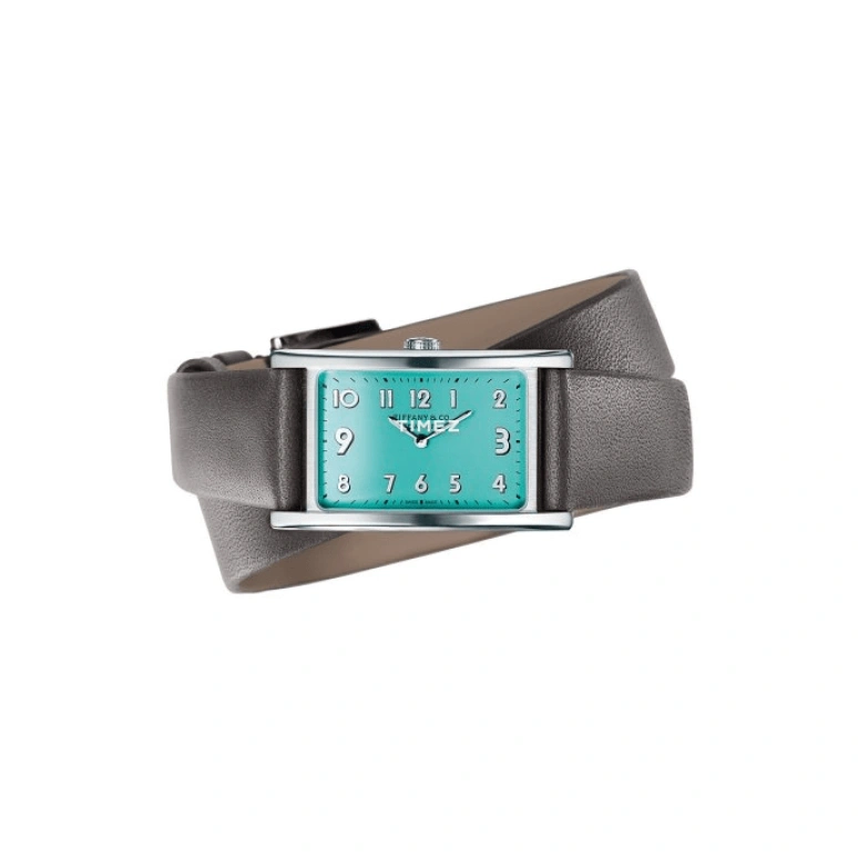 Tiffany,EAST WEST™ 37x22mm,37x22mm,Stainless Steel,Blue,Quartz,Sapphire,Crystal Glass,Square,2,2-HAND 22 -01