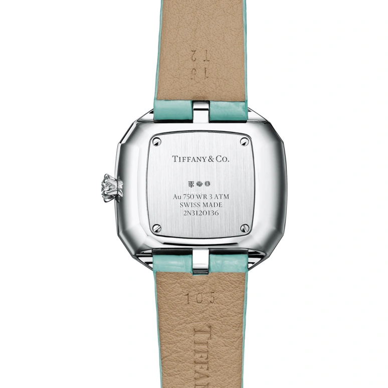 Tiffany,Eternity 28mm,28mm,White Gold,White,Quartz,Cushion,Silver,75366116