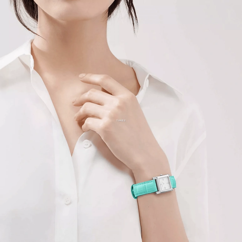 Tiffany,1837 MAKERS 22mm,22mm,Stainless Steel,Silver,Quartz,Sapphire,Crystal Glass,Square,22,22-03