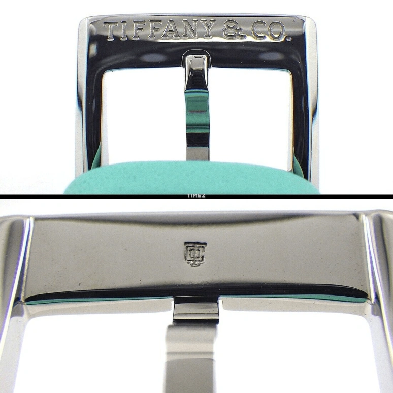 Tiffany,EAST WEST™ 37x22mm,37x22mm,Stainless Steel,White,Quartz,Sapphire,Crystal Glass,Square,2,2-HAND 37 X 22 