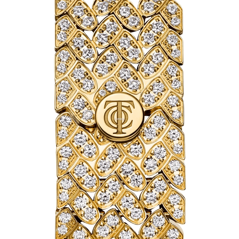 Tiffany,Eternity 28mm,28mm,Yellow Gold,White,Quartz,Cushion,Gold,75589530