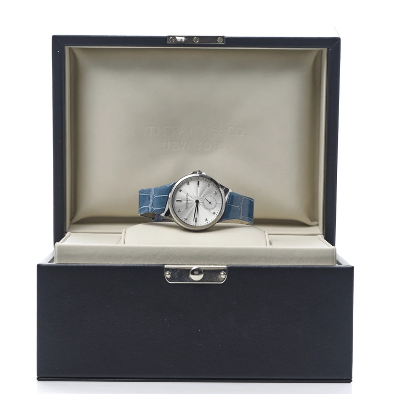 Tiffany,METRO 34mm,34mm,Stainless Steel,White,Automatic,Sapphire,Crystal Glass,Round,3,3-Hand 34 -01