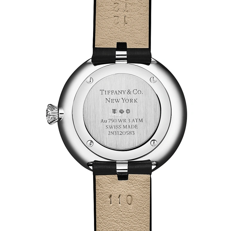 Tiffany,Eternity 28mm,28mm,White Gold,White,Quartz,Round,Silver,73580595