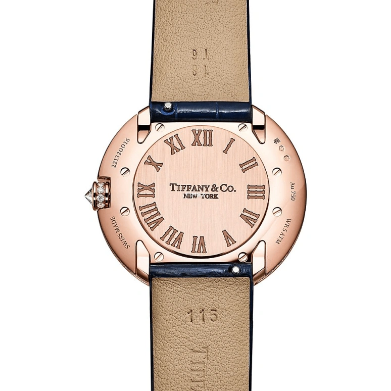 Tiffany,Tiffany 57 37.25mm,37.25mm,Rose Gold,Quartz,Round,72618203