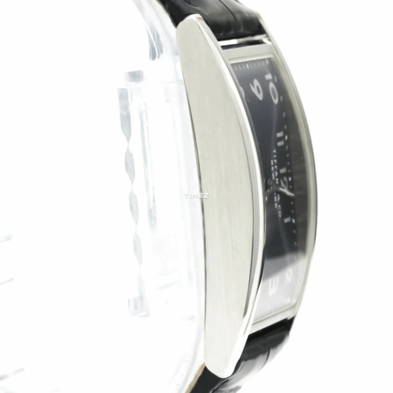 Tiffany,EAST WEST™ 25mm,25mm,Stainless Steel,Black,Quartz,Sapphire,Crystal Glass,Rectangular,44x25