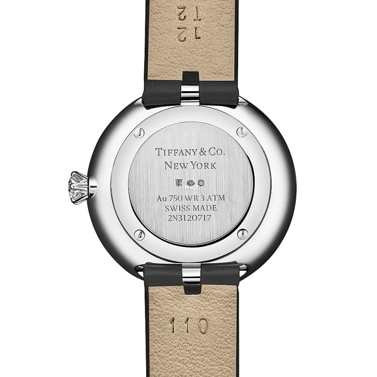 Tiffany,Eternity 28mm,28mm,White Gold,Blue,Quartz,Round,Silver,74361285