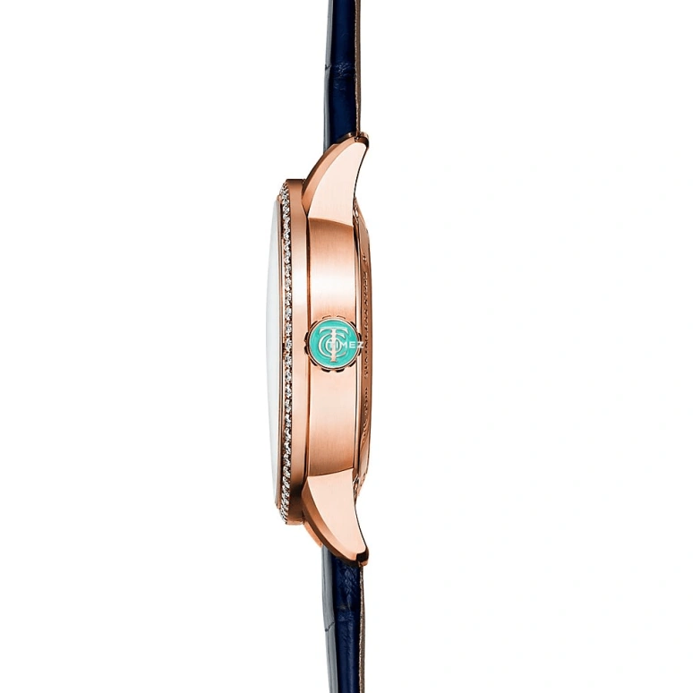 Tiffany,Atlas® 34mm,34mm,Rose Gold,White,Automatic,Moonphase,Round,74627064