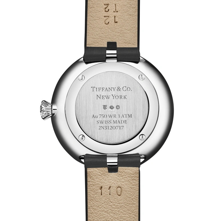 Tiffany,Eternity 28mm,28mm,White Gold,Blue,Quartz,Round,Silver,74361293