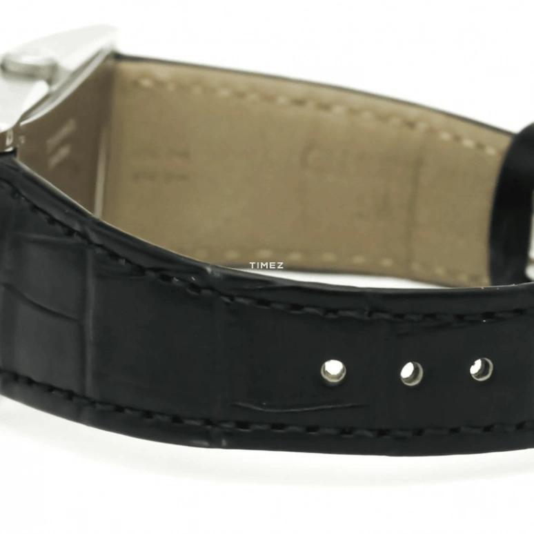 Tiffany,EAST WEST™ 25mm,25mm,Stainless Steel,Black,Quartz,Sapphire,Crystal Glass,Rectangular,44x25