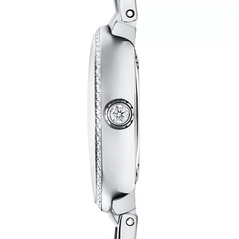 Tiffany,ATLAS 24mm,24mm,Stainless Steel,White,Quartz,Sapphire,Crystal Glass,Round,2,2-Hand 24 -04