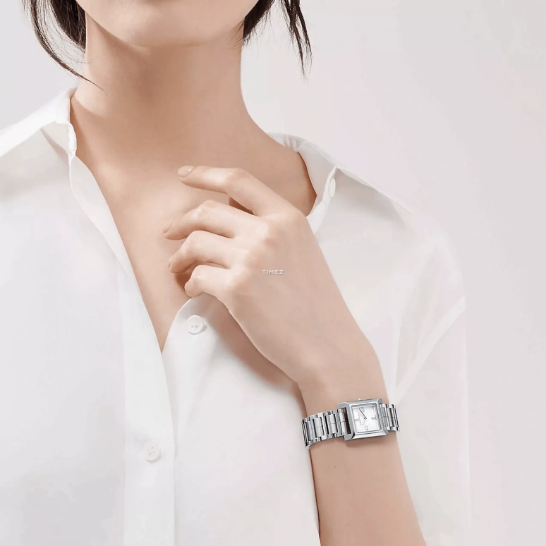 Tiffany,1837 MAKERS 22mm,22mm,Stainless Steel,Silver,Quartz,Sapphire,Crystal Glass,Square,67460413