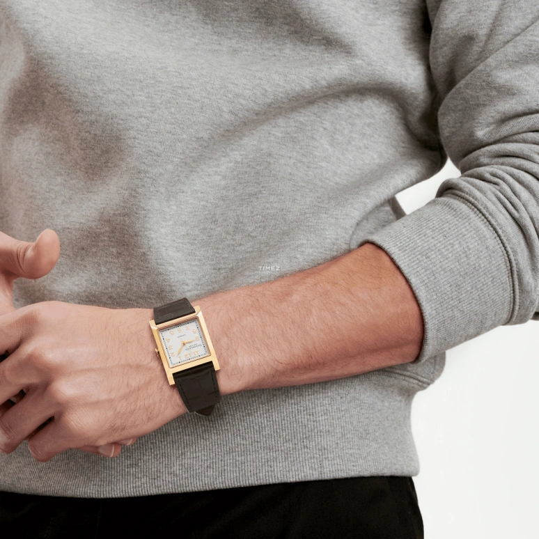 Tiffany,Union Square 30mm,30mm,Yellow Gold,Stainless Steel,White,Automatic,Square,Gold,74862713