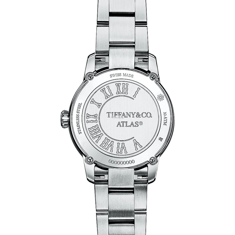 Tiffany,Atlas® 29mm,29mm,Stainless Steel,Blue,Quartz,Solar Charging,Round,75417527