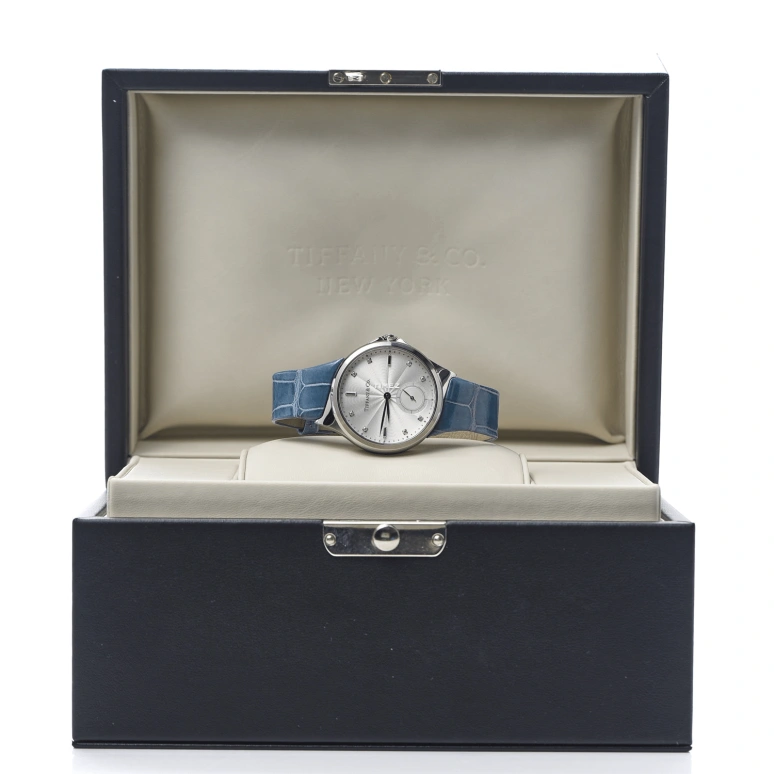 Tiffany,METRO 34mm,34mm,Stainless Steel,White,Automatic,Sapphire,Crystal Glass,Round,2,2-Hand 34 -03