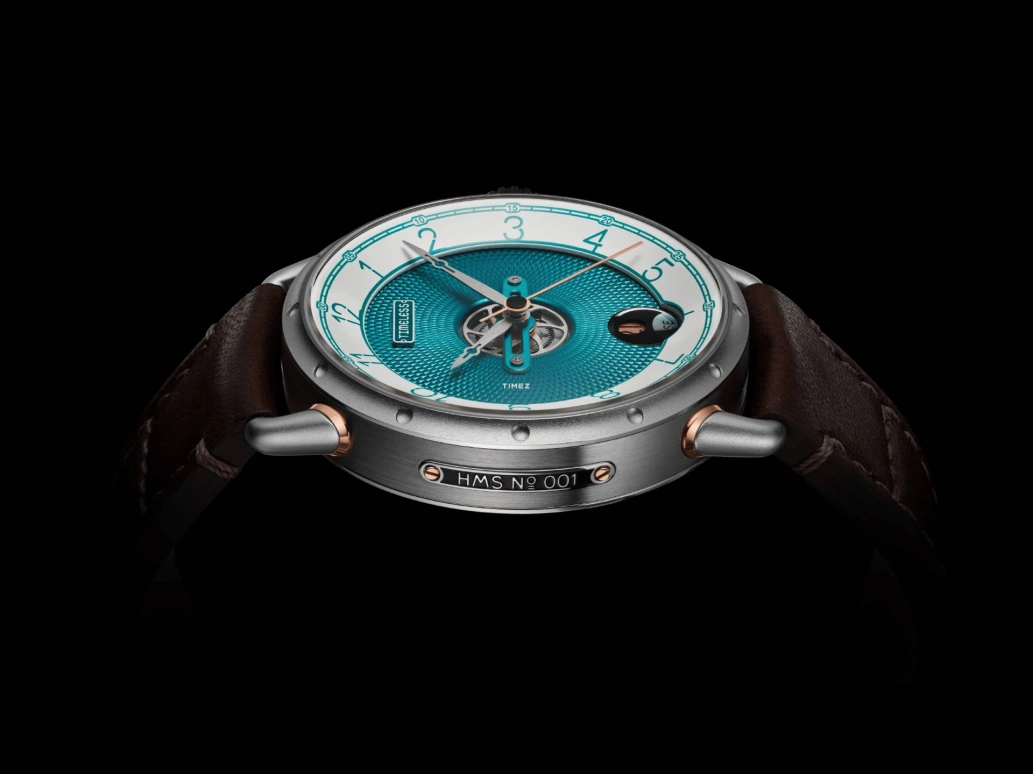 Timeless,Other 41.50mm,41.50mm,Stainless Steel,Dual,White,Blue,Automatic,Day,44hours,001,001-AZUR