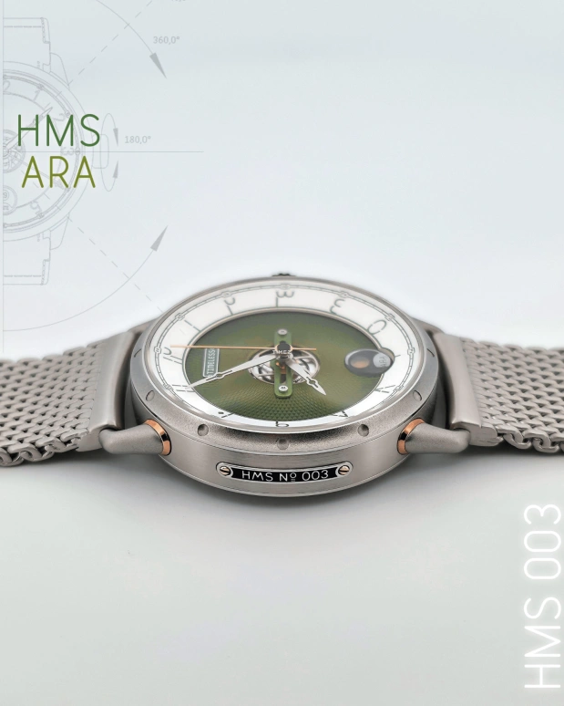 Timeless,Other 41.50mm,41.50mm,Stainless Steel,Dual,White,Green,Automatic,Day,44hours,002,002-ARA