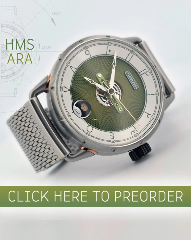 Timeless,Other 41.50mm,41.50mm,Stainless Steel,Dual,White,Green,Automatic,Day,44hours,002,002-ARA
