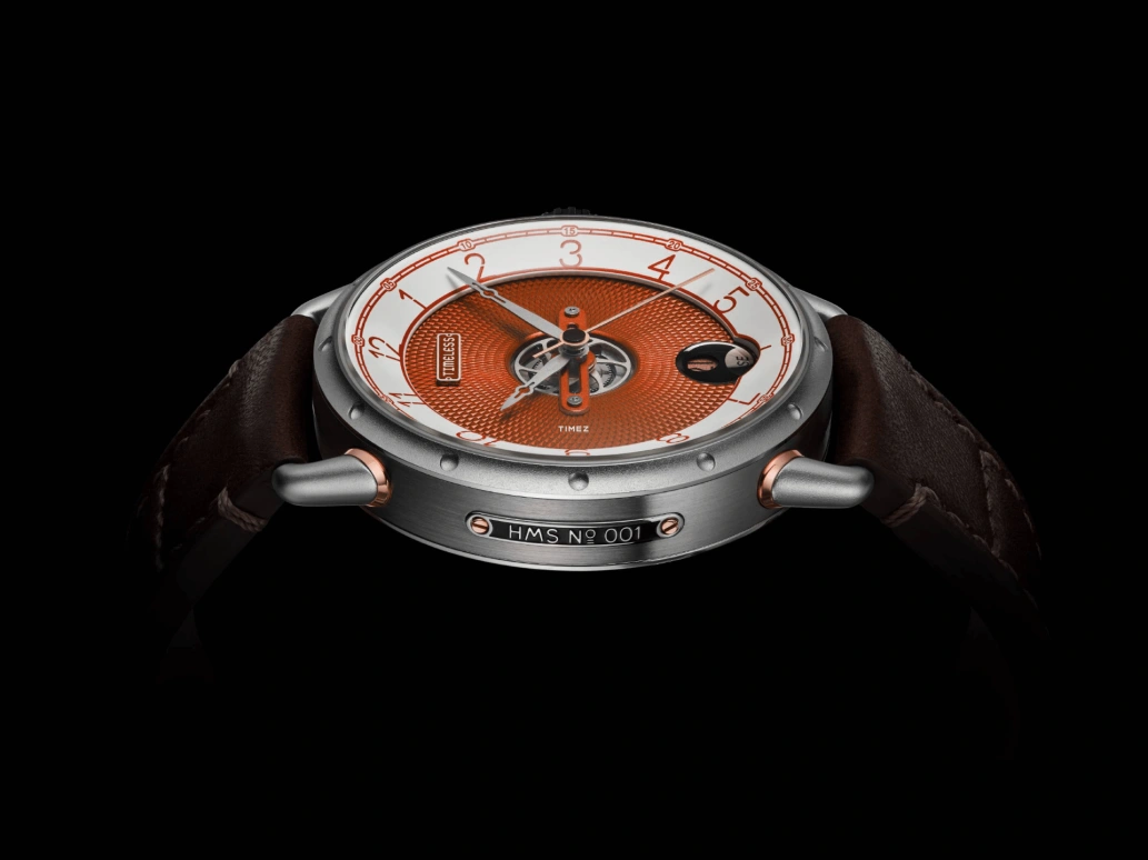 Timeless,Other 41.50mm,41.50mm,Stainless Steel,Dual,White,Orange,Automatic,Day,44hours,001,001-TERRA