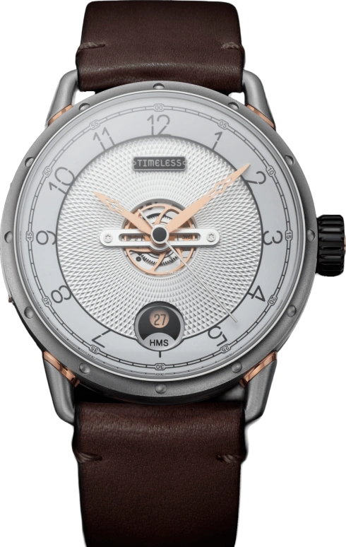 Timeless,Other 41.50mm,41.50mm,Stainless Steel,Silver,Automatic,Day,44hours,003 WH,003 WH-W-BR