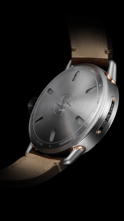 Timeless,Other 41.50mm,41.50mm,Stainless Steel,Dual,Brown,Black,Automatic,Day,44hours,BR,BR-A-BL