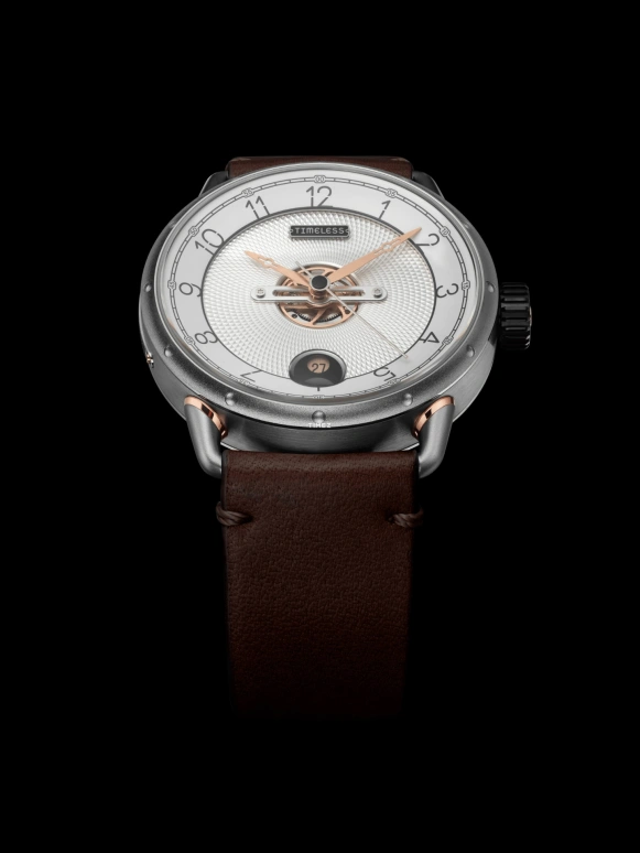 Timeless,Other 41.50mm,41.50mm,Stainless Steel,Silver,Automatic,Day,44hours,003 WH,003 WH-W-BR